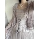 Gloaming About Tulips Dotted Tulle Cardigan(Reservation/6 Colours/Full Payment Without Shipping)